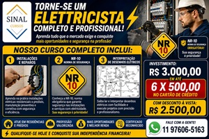 Curso completo de eletricista residencial e predial